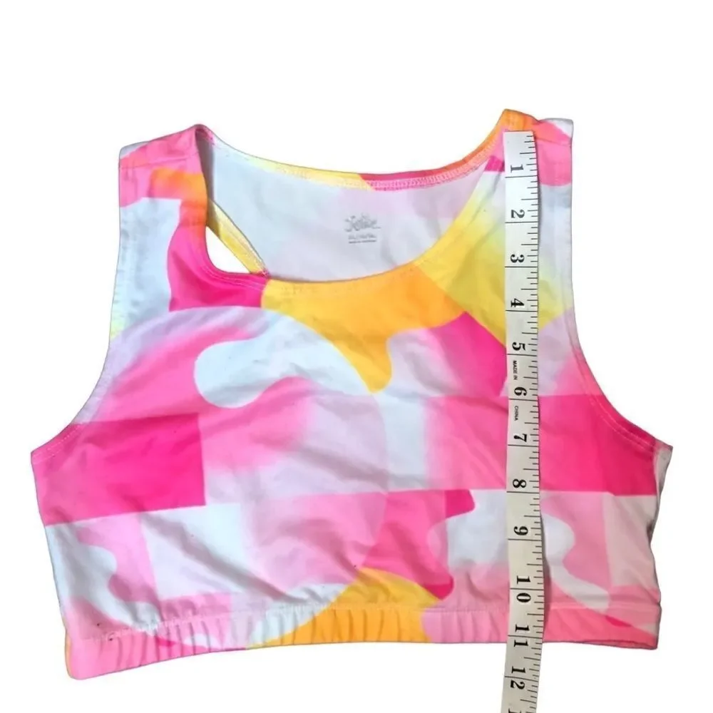 Justice girls multi color tankini top